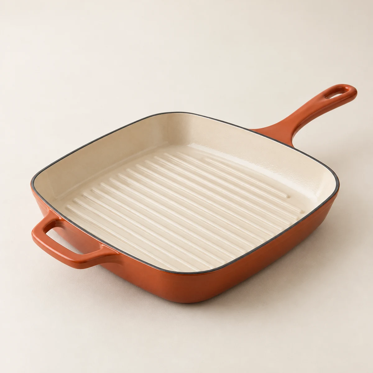 Hearth Grill Skillet, Terracotta, 26 × 26 cm